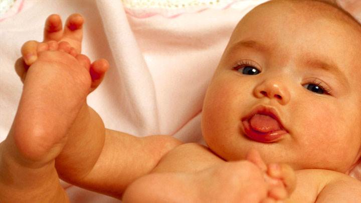 Laying Pose of Naughty Small Kid